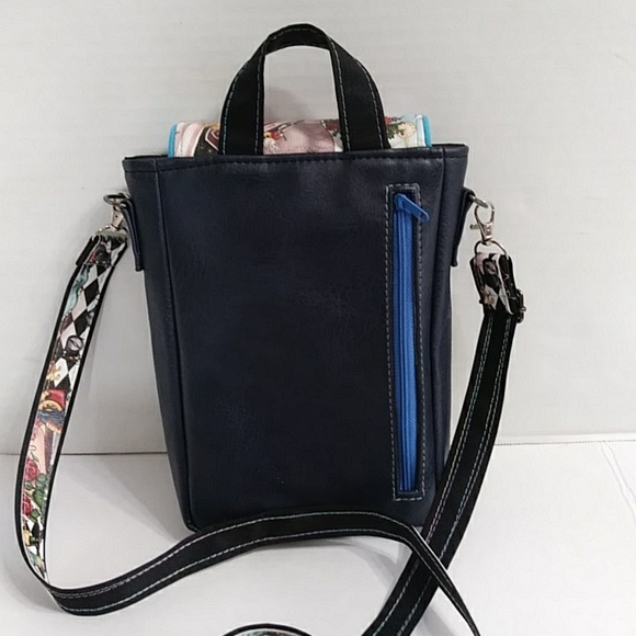 Alice In Wonderland Colorful Patterned Crossbody Bag *EUC* - Picture 3 of 9